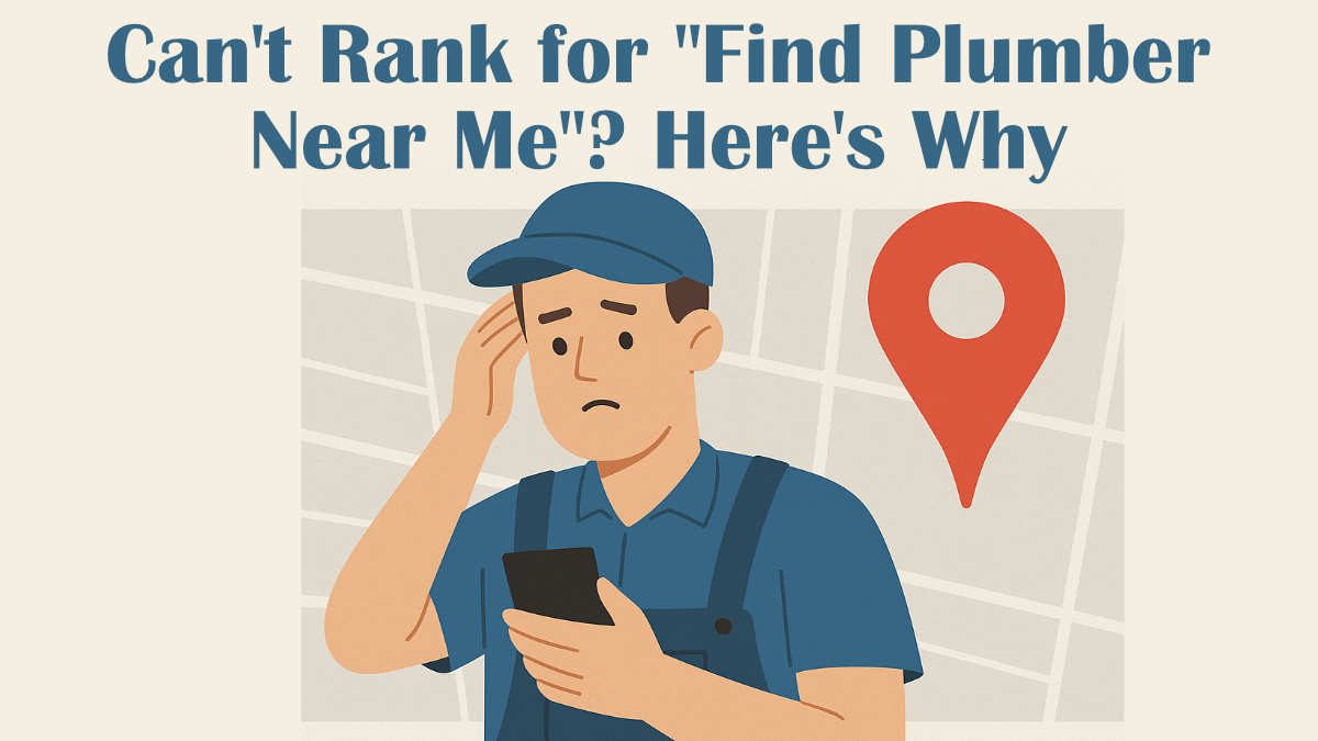 Why plumber isn’t on Google Maps – find plumber near me