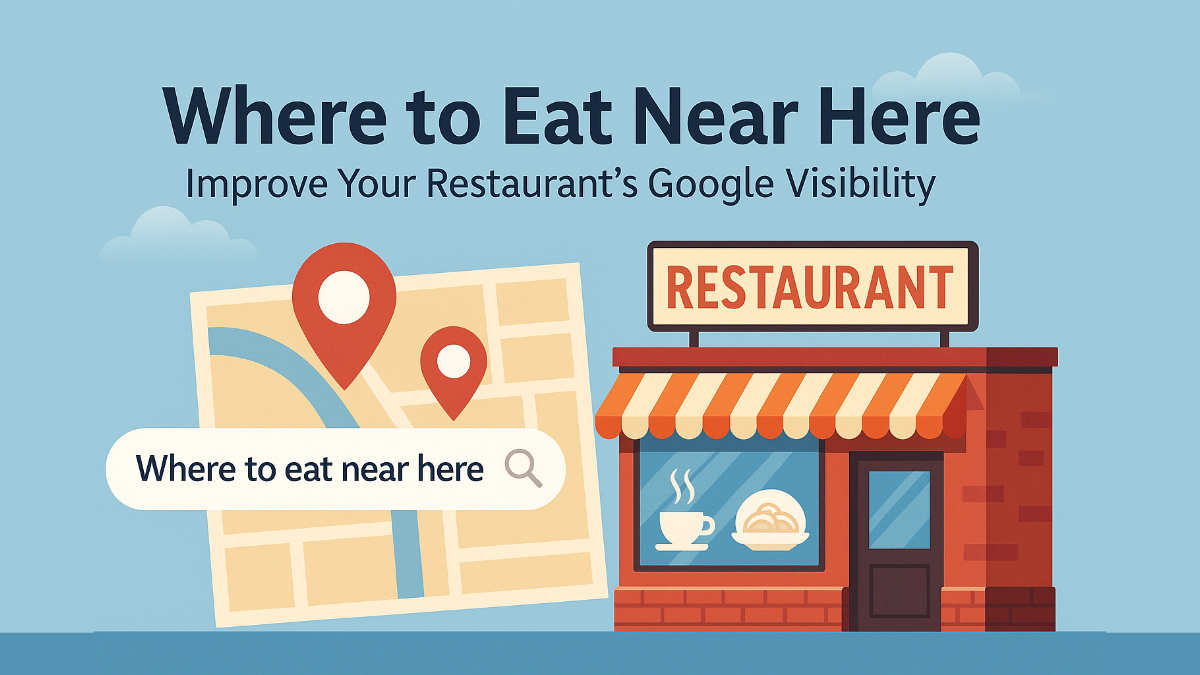 Where to eat near here – improve your restaurant’s Google visibility