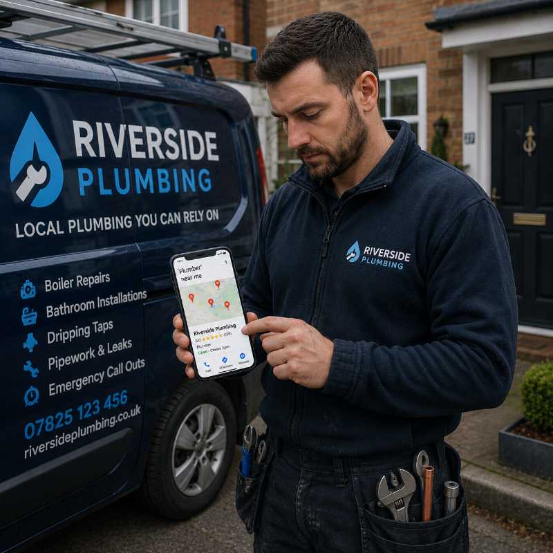what is local seo plumber using google maps image